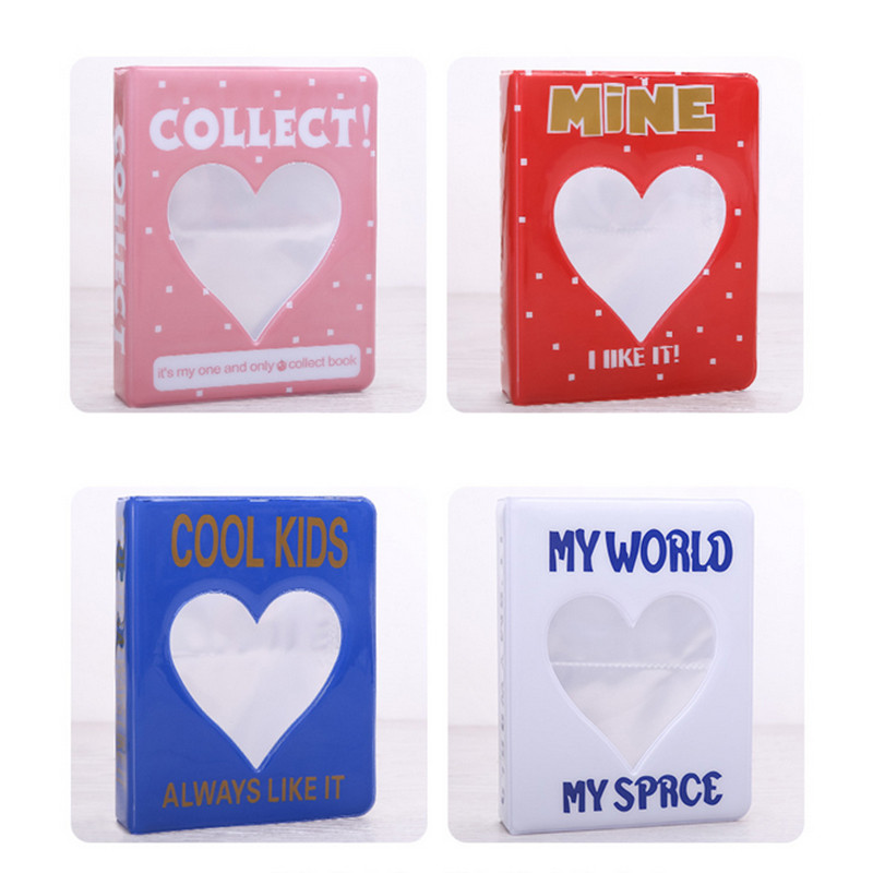

64 Pockets Photo Album Photo Card Binder Cartoon Photocard Holder Book Collect Albums Stationery Mini Card Binder