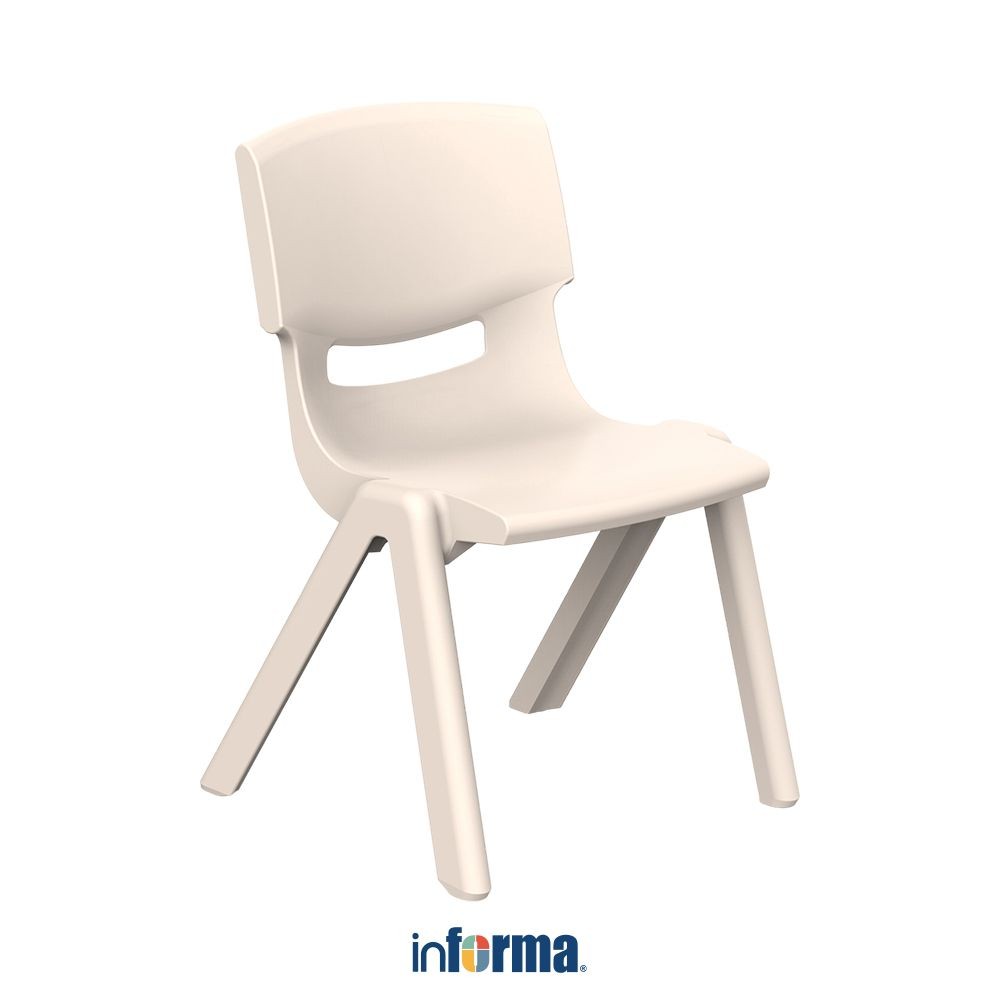 Informa Yaris Kursi Anak - Krem Beige Tempat Duduk Anak Kids Chair Bangku Sandaran Bangku Kecil Bali