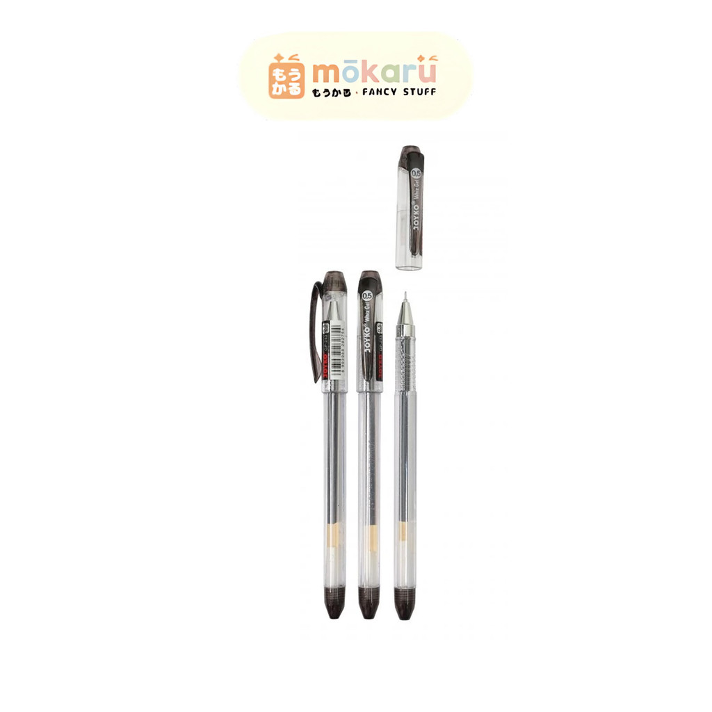 

Joyko Gel Pen GP-243 Whiz Gel 0.5mm Black/ Pulpen/ Ballpoint Gel Murah