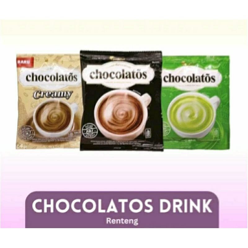 

Chocolatos Minuman Instant Serbuk 1 Renceng Isi 10pcs | Ready To Drink