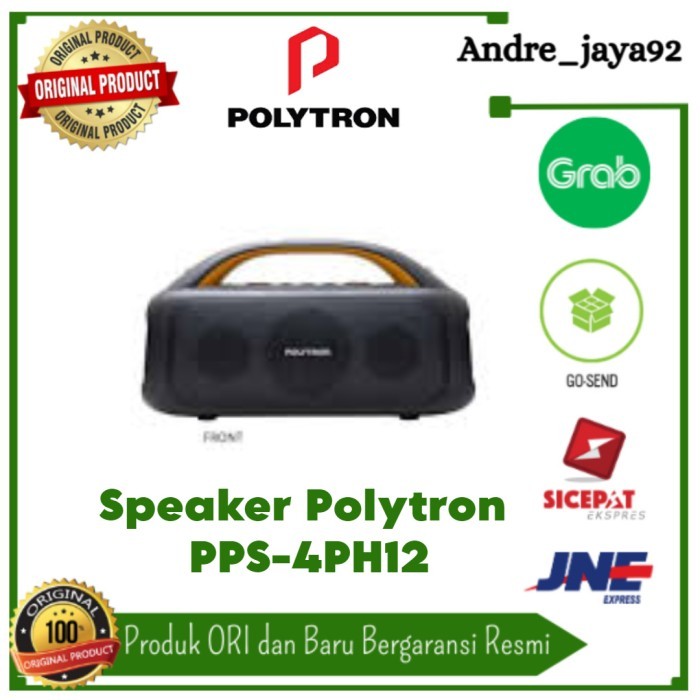 Speaker Wirelles Bluetooth Portabel Polytron PartyMax Party PPS-4PH12
