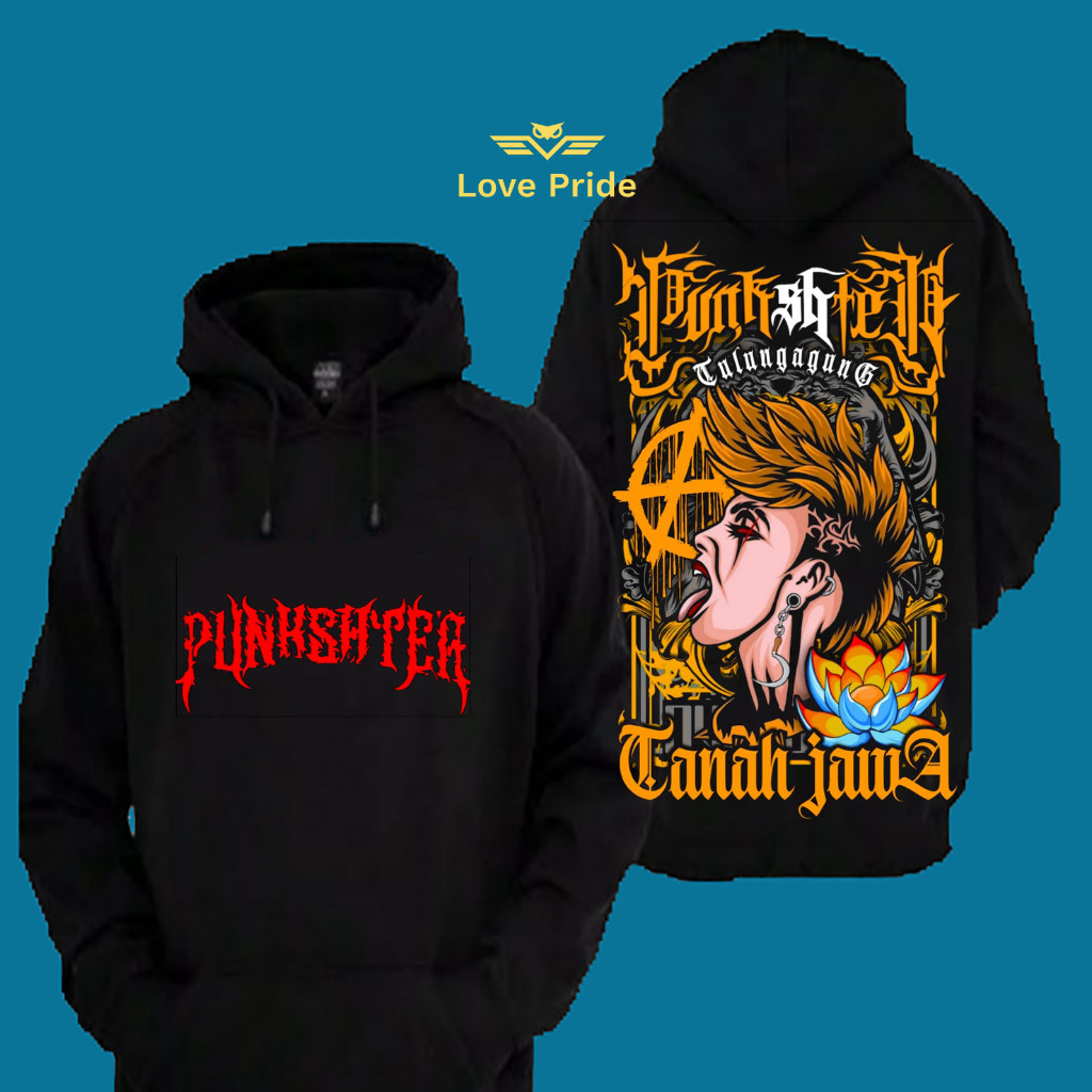 Sweater Hoodie Distro Punkshter PSHT Tulungagung Tanah Jawa Indonesia Premium Terbaru