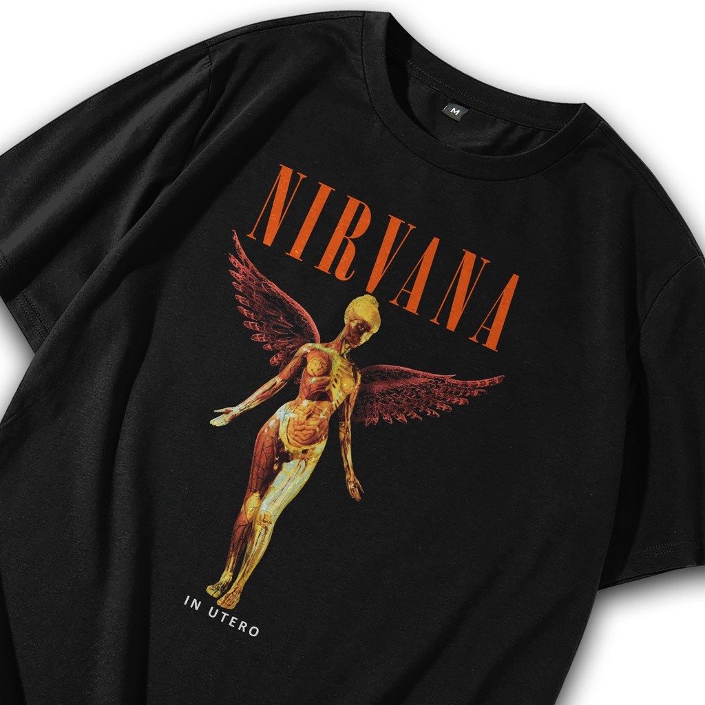 Nirvana / Kaos Nirvana / Nirvana t shirt / Kaos Nirvana Original / Baju Nirvana / T shirt Nirvana / 