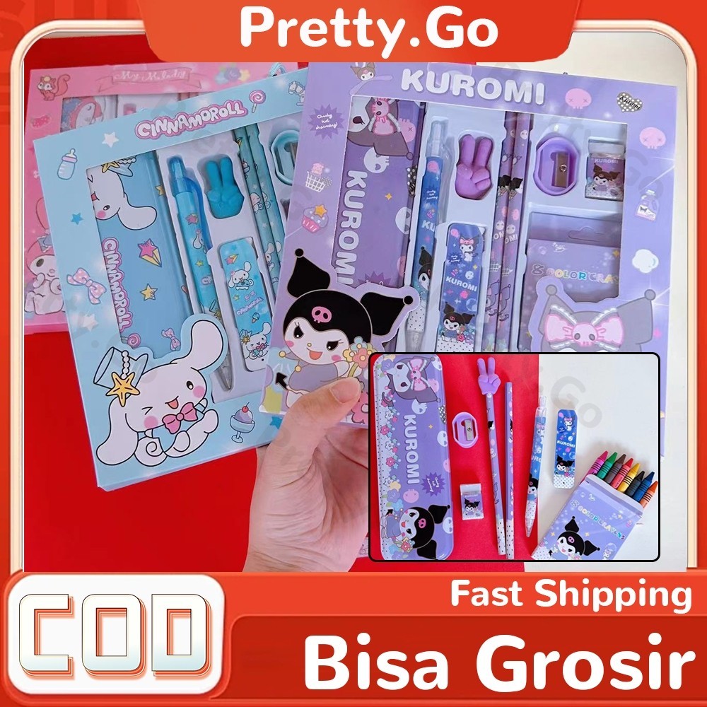 

Paket Alat Tulis Set 9 in1/Alat tulis set karakter/Stationery Set Study Set Anak Karakter Set Alat Tulis Anak TK