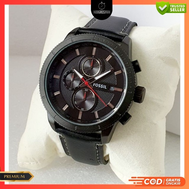 [ COD ] Jam Tangan Pria Fs 8529Ss1 Chrono Aktif / Ct Terbaru Free Box