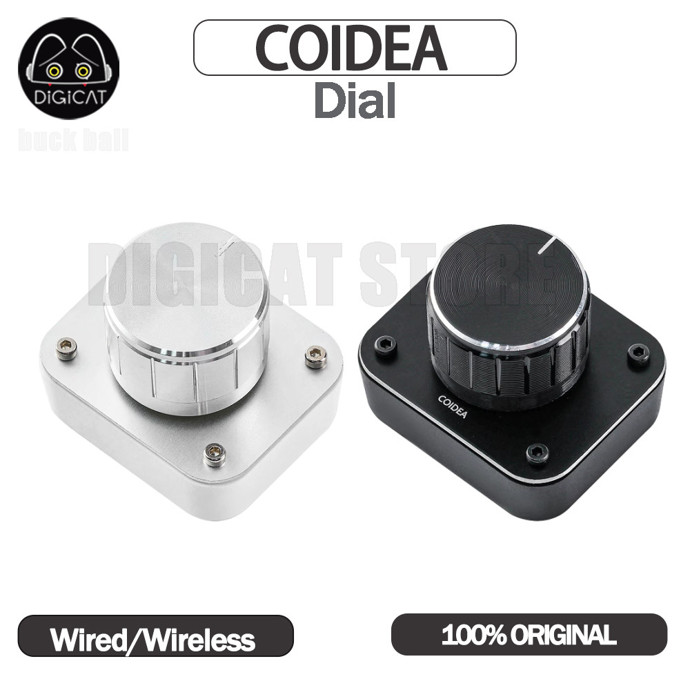 COIDEA Dial 3Mode USB/2.4G/Bluetooth Wireless Single Knob Custom Fader Multi Functional Custom Knob 