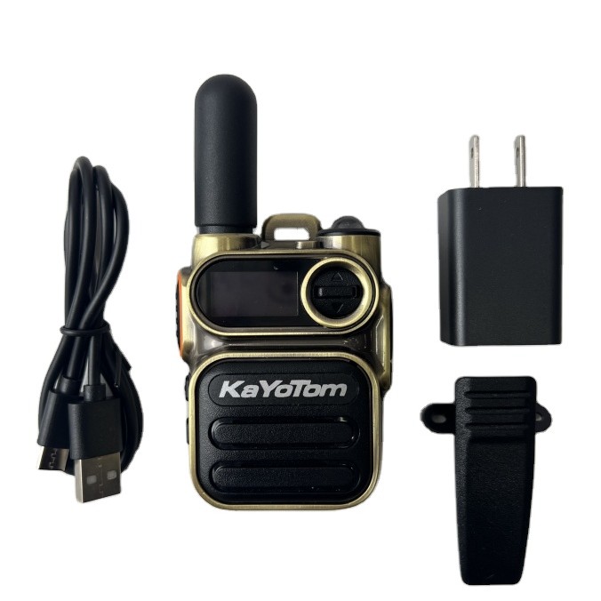 KaYoTom M11 4G LTE Handheld Smart Walkie Talkie with 5000 Km Covera Global Covera POC SIM-Walkie Tal