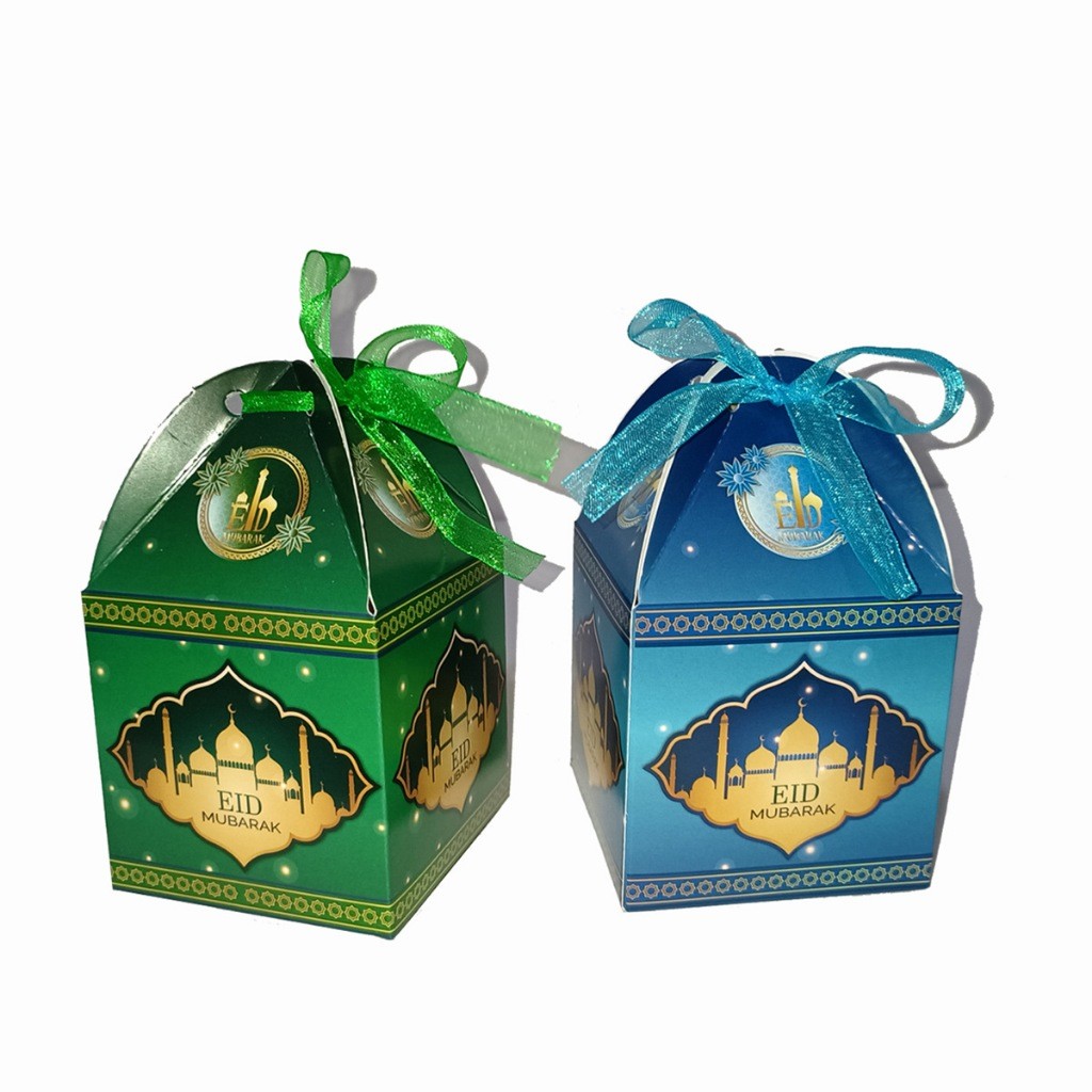 

10pcs Dus Box Lebaran Toples Hampers Candy Toples Dus Jinjing Toples Kue Kering Motif Lebaran Hampers Box Hampers Lebaran Kotak