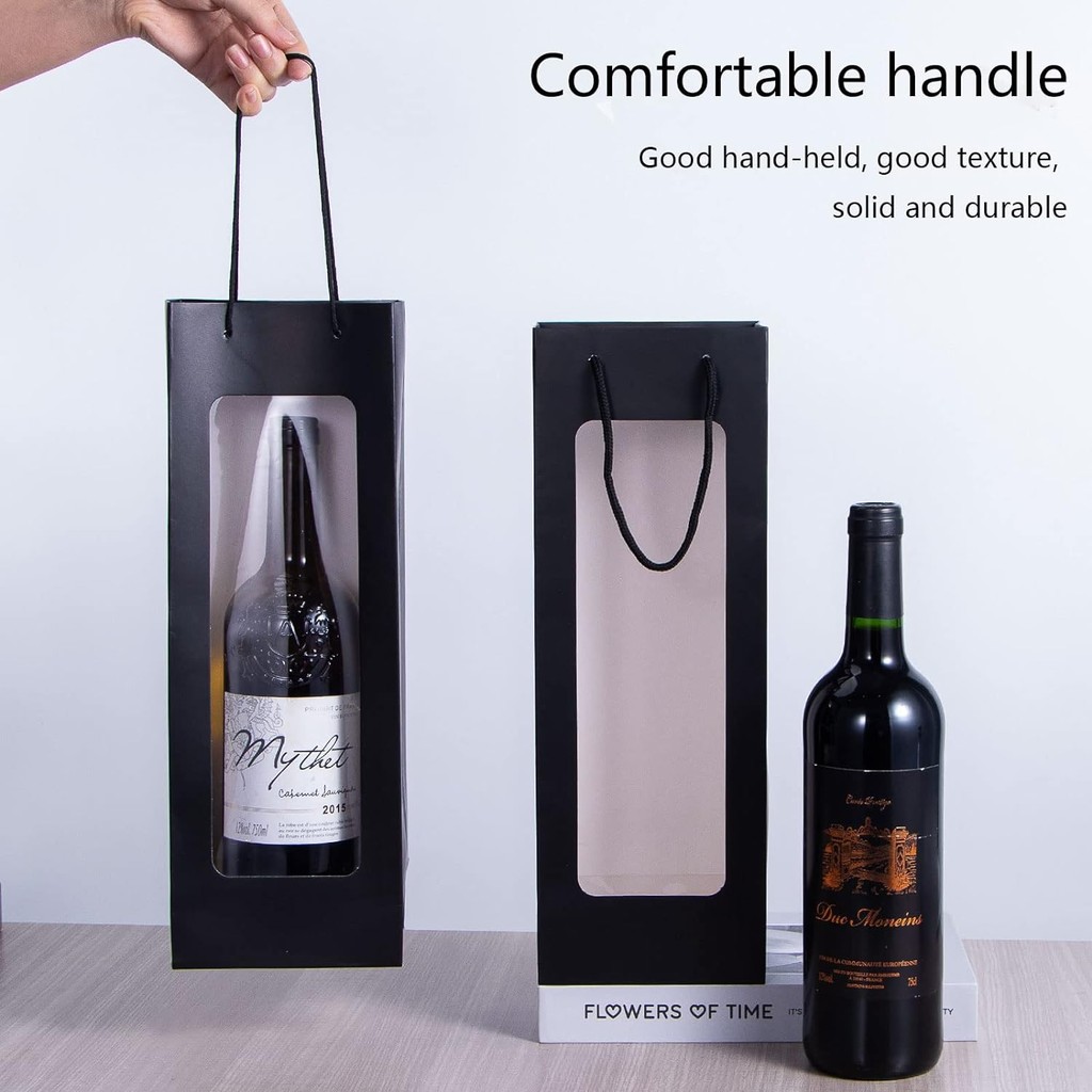 

9pcs,Wine Gift Bag Kraft Paper Wine Gift Bags Double Wine Gift Bag Wine Tote Bags Wine Bottle Gift Bag Kraft Paper Wine Tote Bag