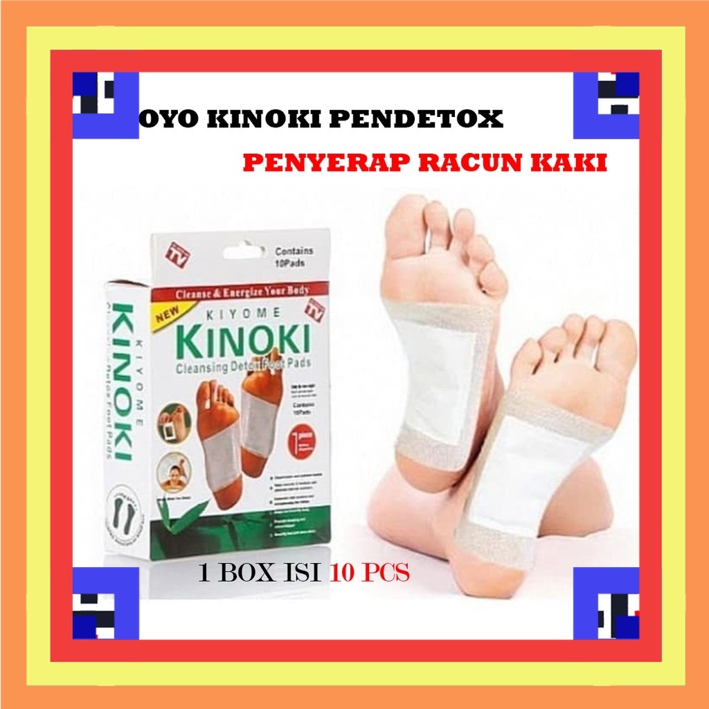 KINOKI Putih Original Isi 10 PCS Koyo kaki Kinoki Koyo Detox Kinoki