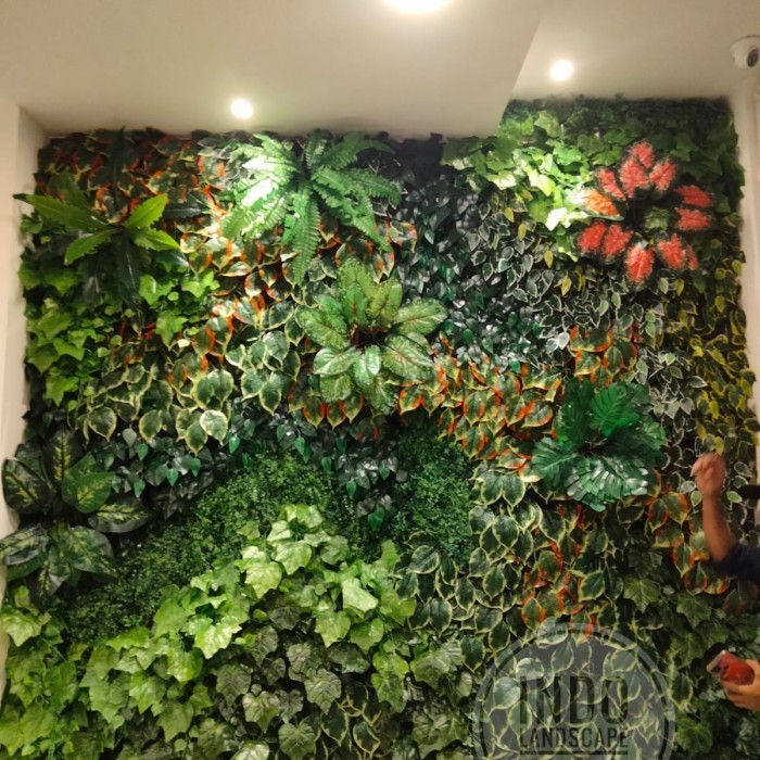 VERTICAL GARDEN SINTETIS HIASAN DINDING TAMAN VERTIKAL GARDEN