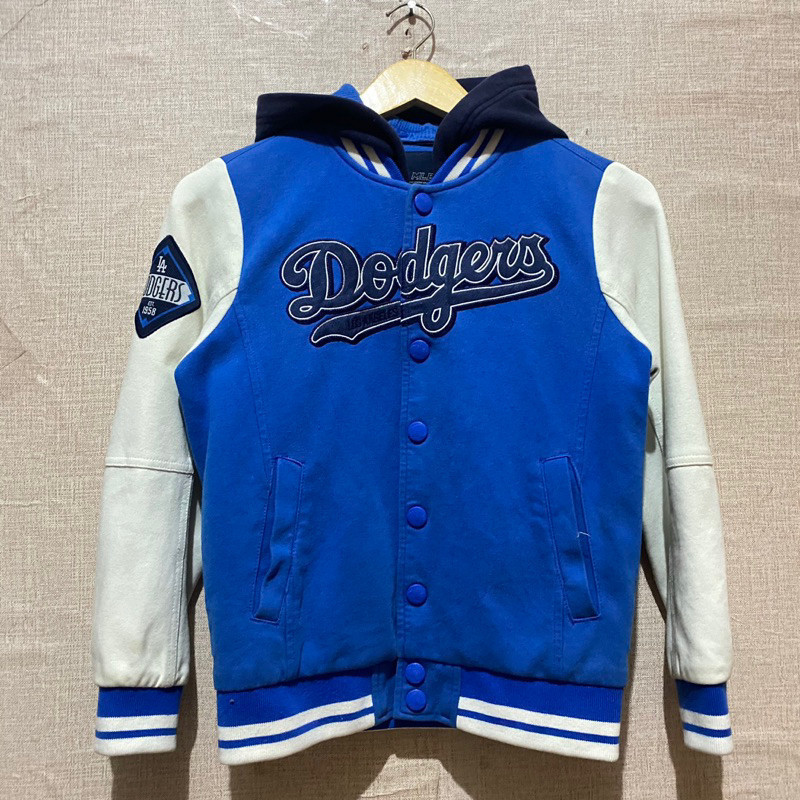 VARSITY BASEBALL JACKET MLB DODGERS