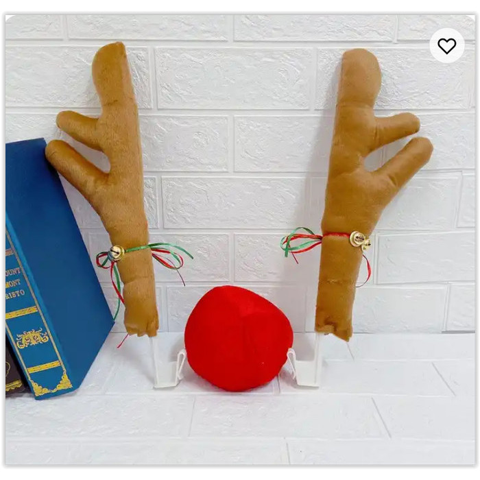 

Reindeer Antlers for Car Truck SUV Van Christmas Decoration - Coklat Muda