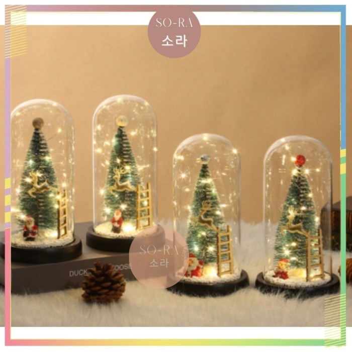 

SORA - Dekorasi Natal Home Decor Pajangan Natal Pohon Natal Dengan Lampu Aksesoris Natal Hiasan Rumah Natal - Santa Tangga