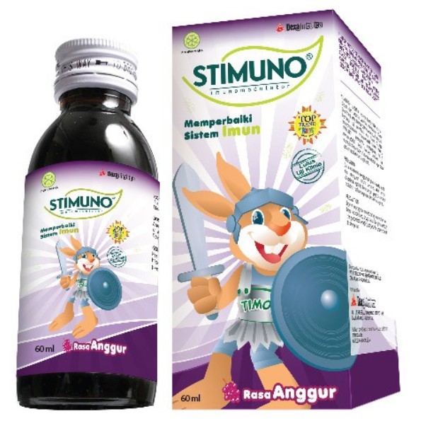 Surya Sakti - Stimuno sirup 100ml - multivitamin Imun anak rasa anggur