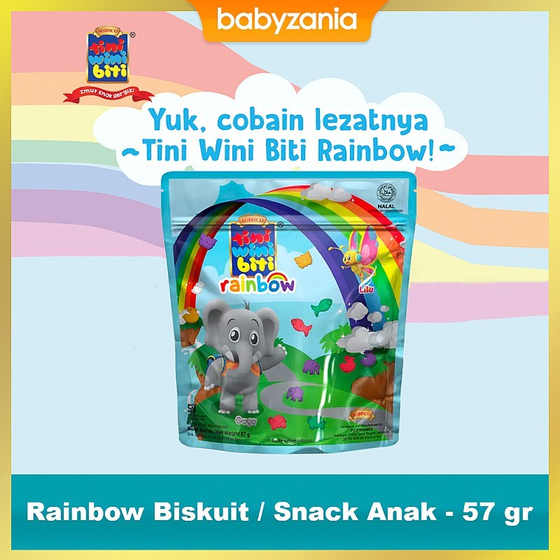 

Tini Wini Biti Rainbow Biskuit / Snack Anak - 57 gr