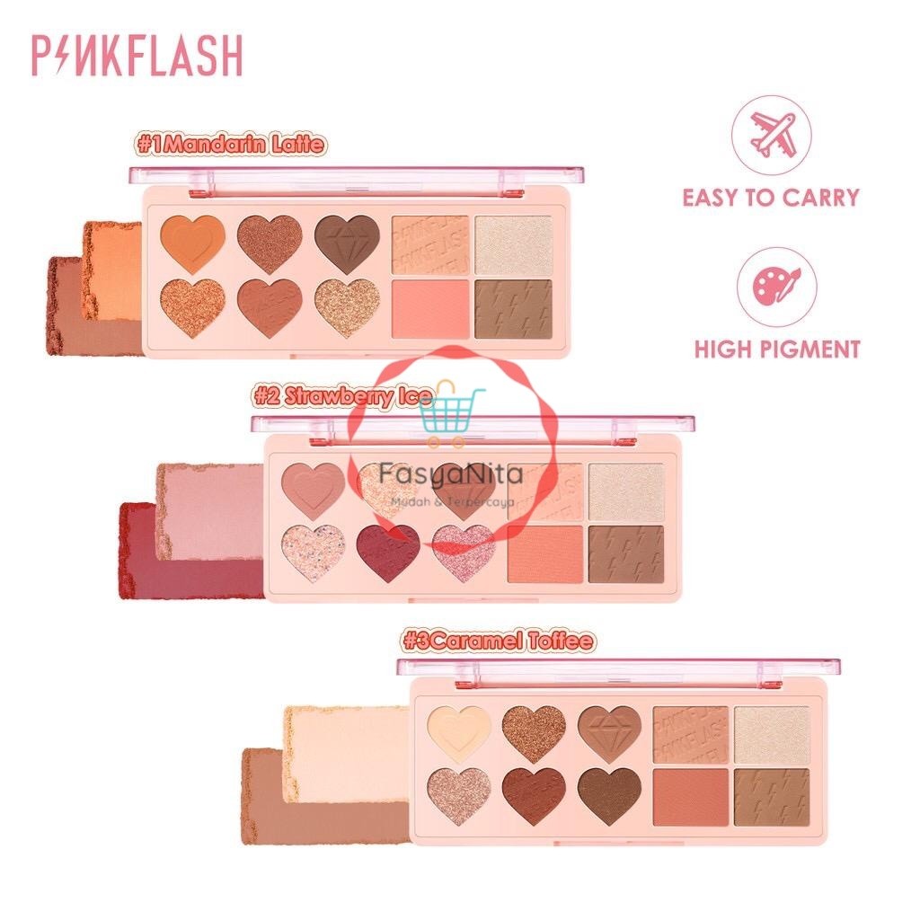 

PINKFLASH Multiple Face Palette M02 BACA DISCLAIMER !!! - Fasyanita Denpasar