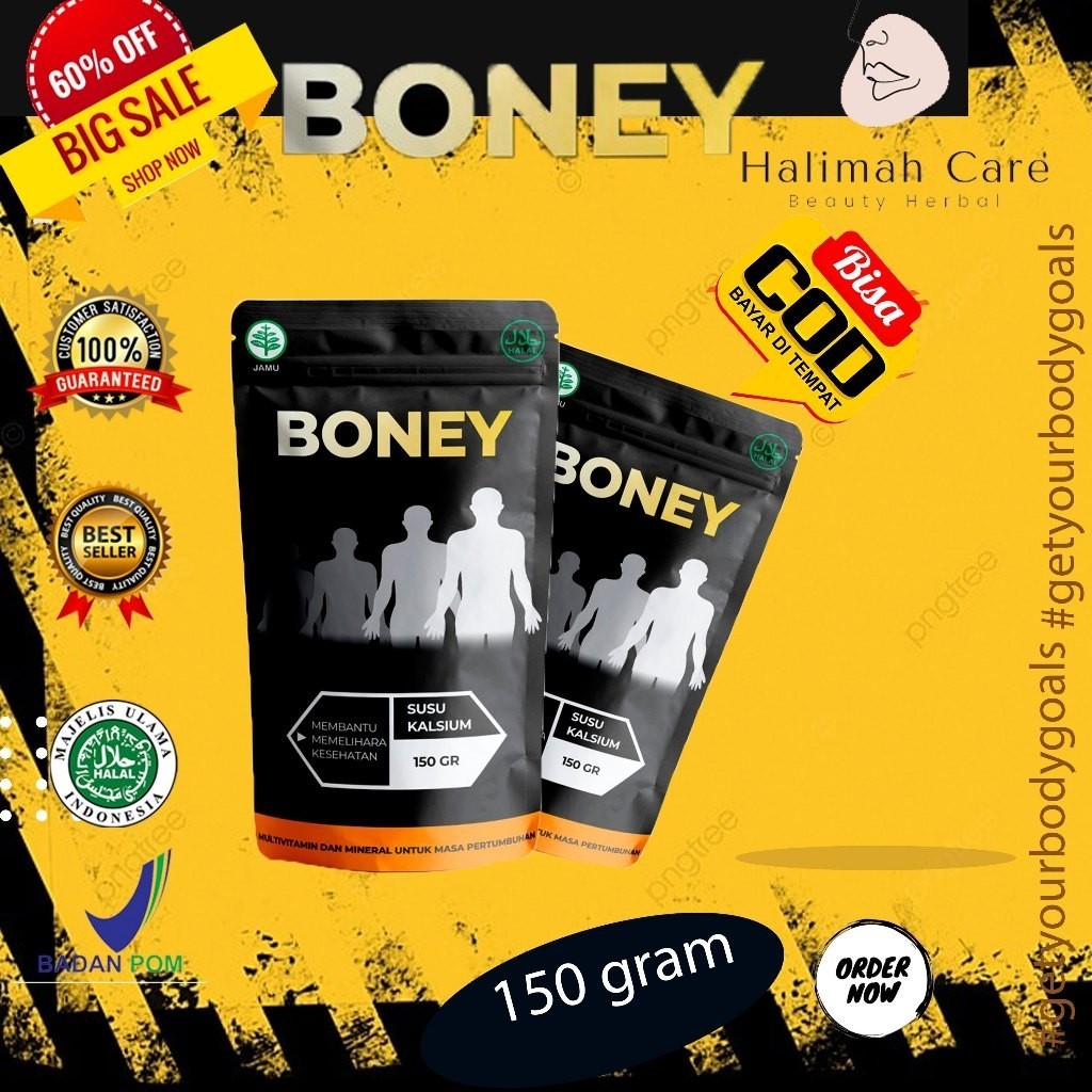 

PAKET PENINGGI- Susu peninggi badan Boney original BPOM Paket dengan Kapsul