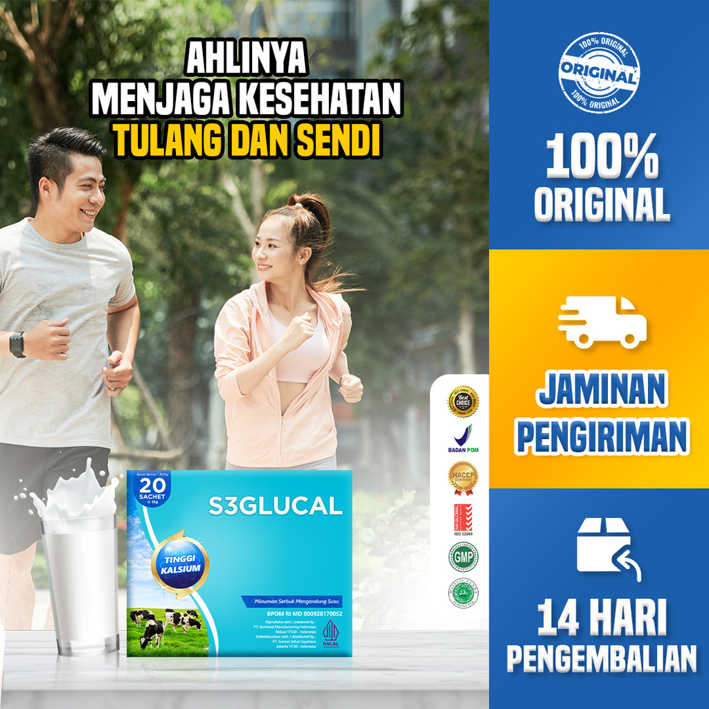S3GLUCAL S3 Glucal ORIGINAL | ISI 20 SACHET