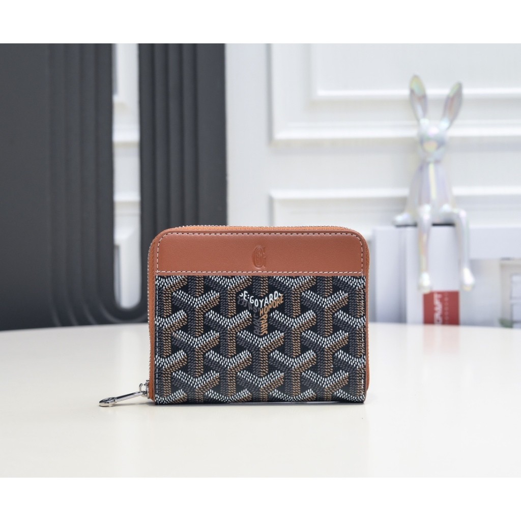 Promosi Dompet ritsleting pendek baru Goyard, dompet, dompet koin, dompet klasik modis dan kasual