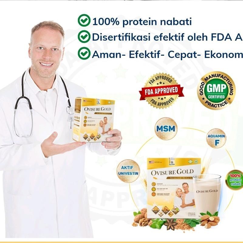

OVISURE GOLD USA BPOM MEMBANTU MEMULIHKAN KERUSAKAN TULANG