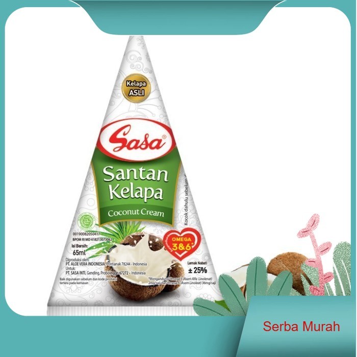 

SASA SANTAN CAIR 65ml / Santan Cair