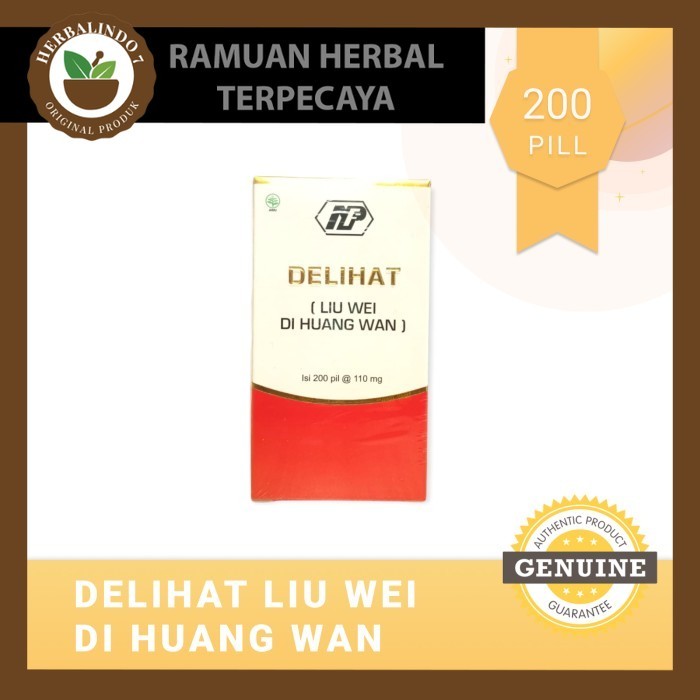 Liu Wei Di Huang Wan (Delihat) ORIGINAL PRODUK