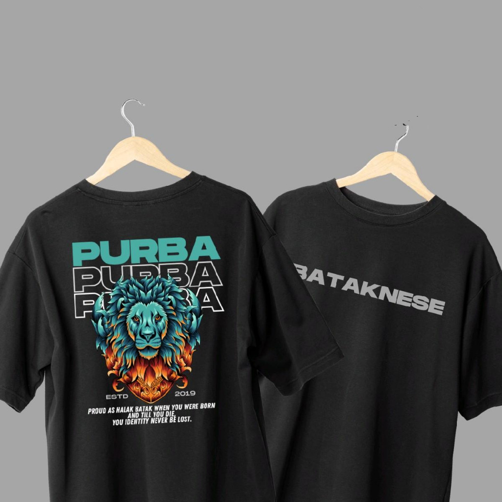 Kaos Batak Marga PURBA Tshirt Premium Cotton