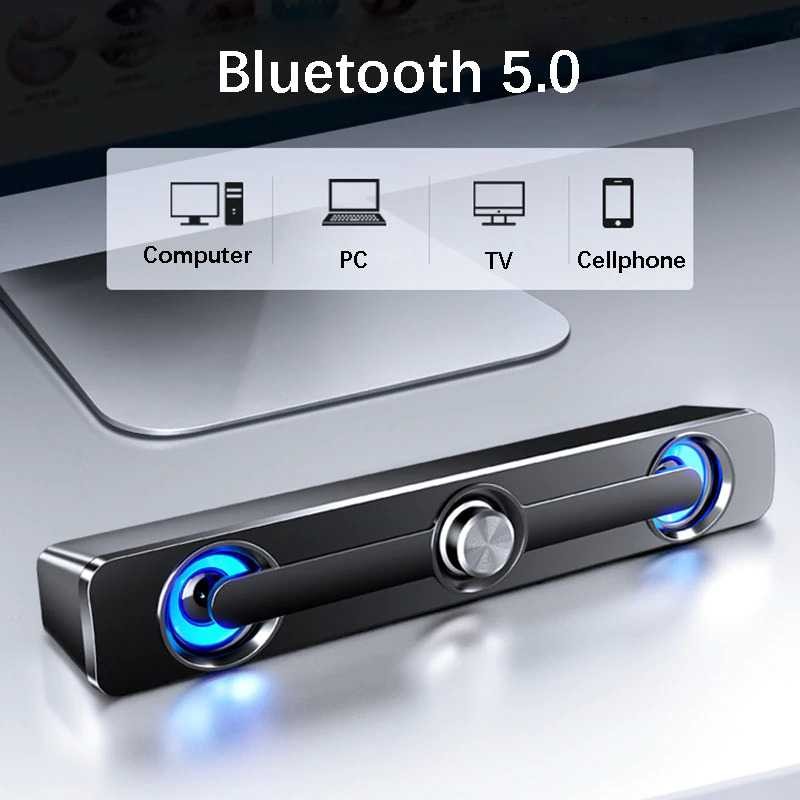 Soundbar Speaker Bluetooth 5.0 Home Theater HiFi Stereo 3W SADA