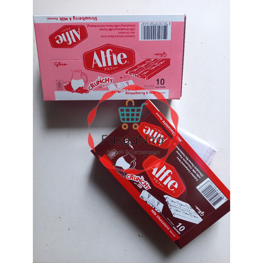 

Glico ALFIE Coklat Crispy All Varian 31gr [10 sachet/box] - Fasyanita Denpasar