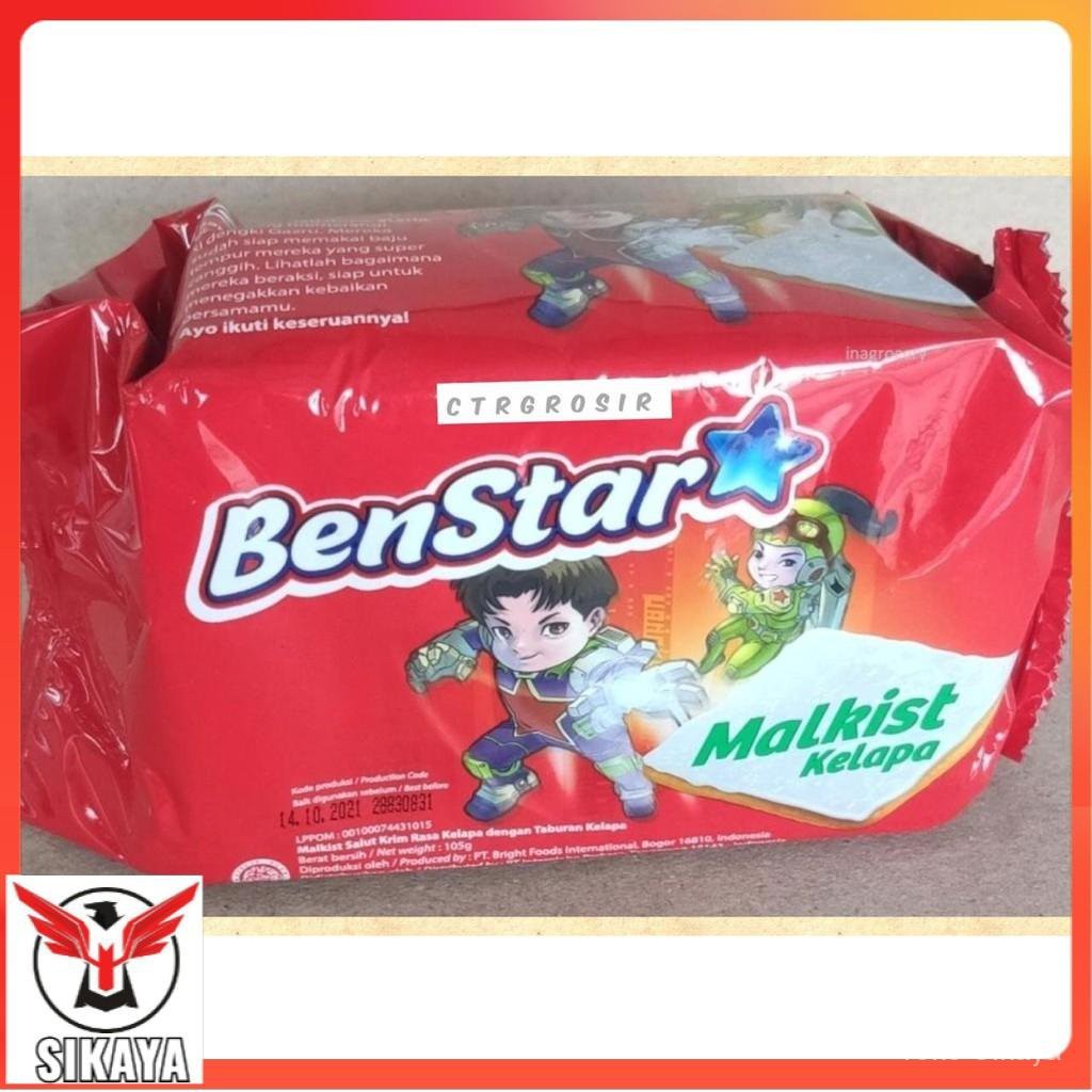 

BENSTAR BISKUIT MALKIST KELAPA PAK 105GR