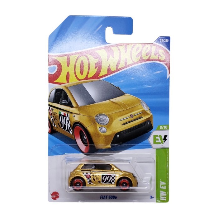 Hot Wheels Fiat 500e Gold - C 2025