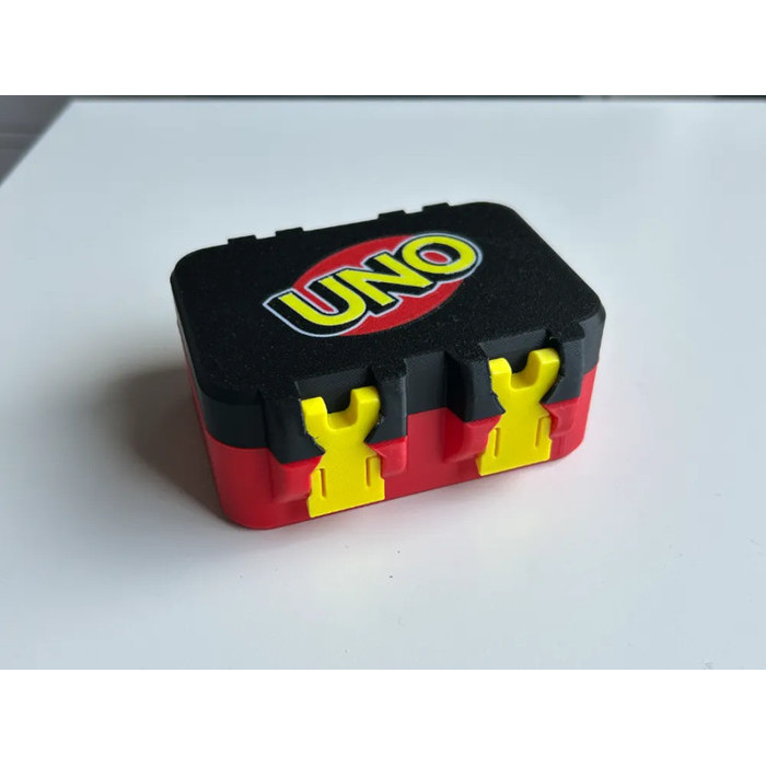 UNO STORAGE CARD BOX SNAPLOCK 112 CARD (MULTICOLOR)