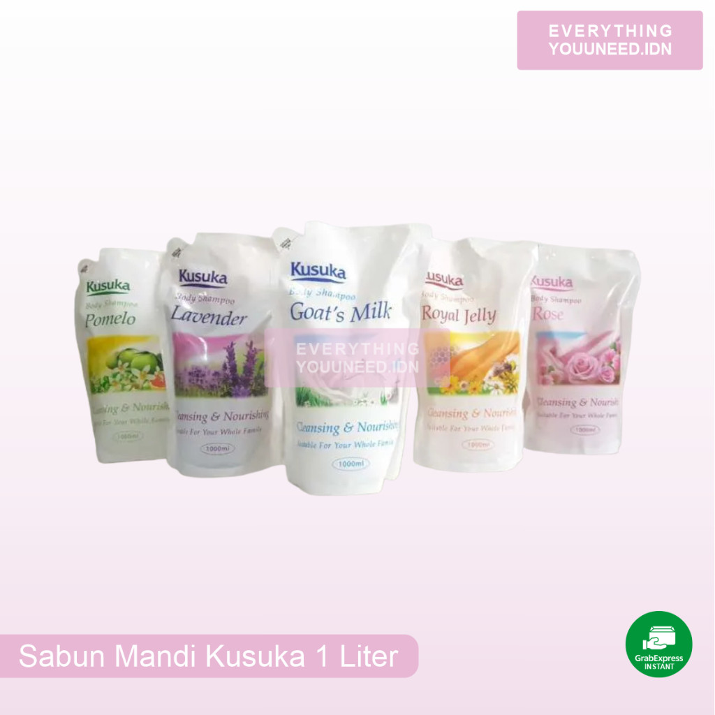 Kusuka Sabun Mandi Cair Reffil 1 Liter