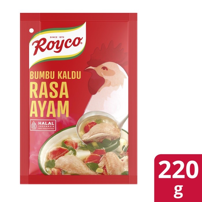 

ROYCO BUMBU KALDU AYAM PENYEDAP RASA 220G - PENYEDAP MAKANAN