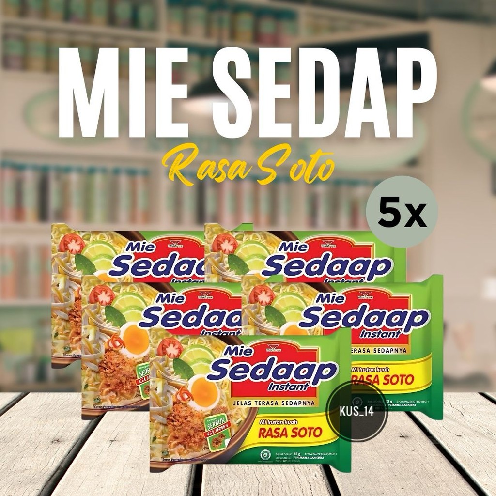 

MIE SEDAAP SOTO ISI 5 MURAH