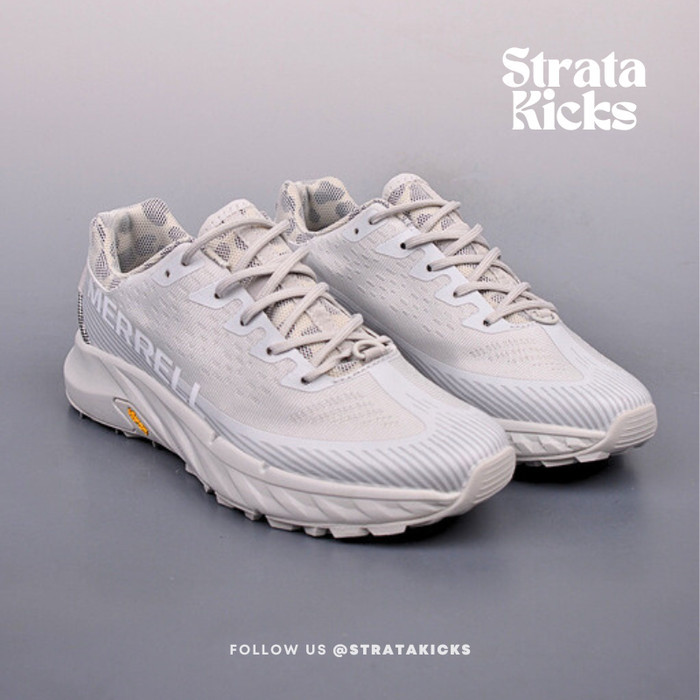 Merrel Agility Peak 4 Trail Run Shoes Sneaker Light Grey J068157 (Size 40-45)