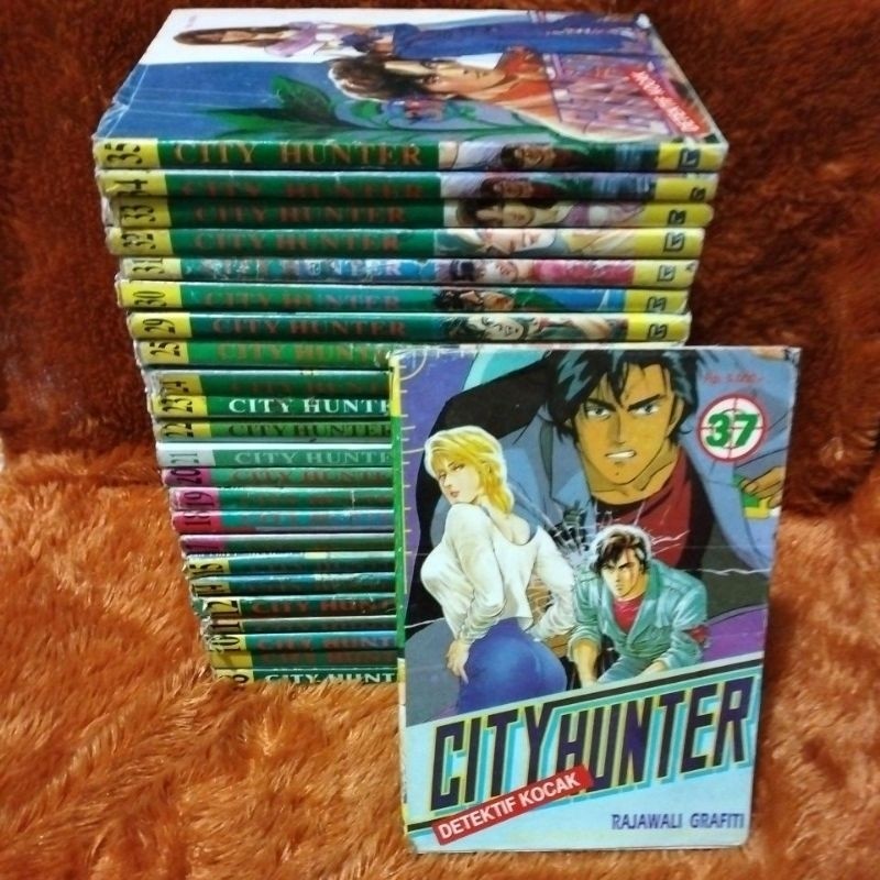 Buku Komik City Hunter tahun 1990 clasik