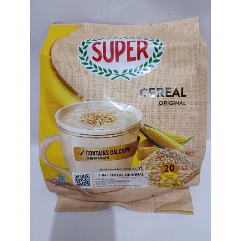 

Super Cereal 3in1 Original 20 Sachet - Super Instant Cereal - Sereal