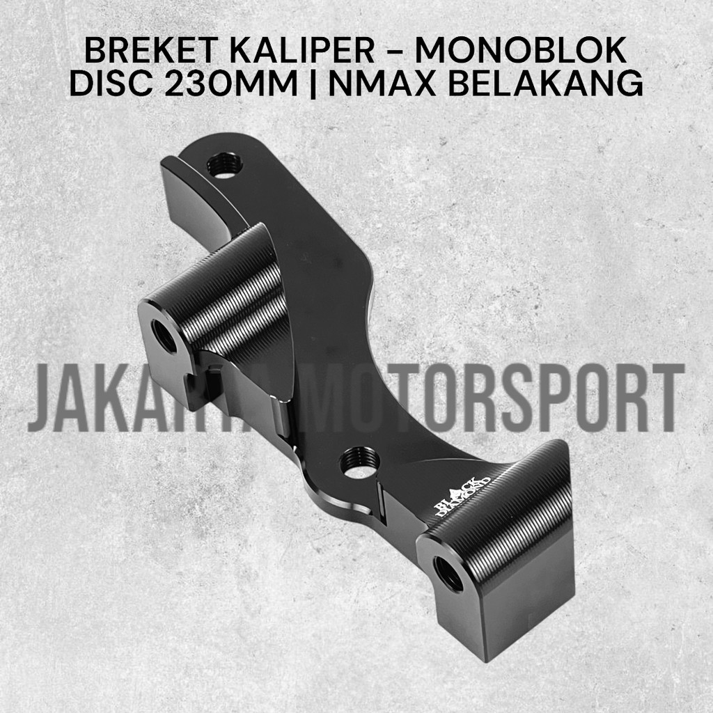 Black Diamond - Breket Kaliper Belakang NMAX Kaliper Brembo Monoblok 4 Piston Pitch 100 Disc 230mm