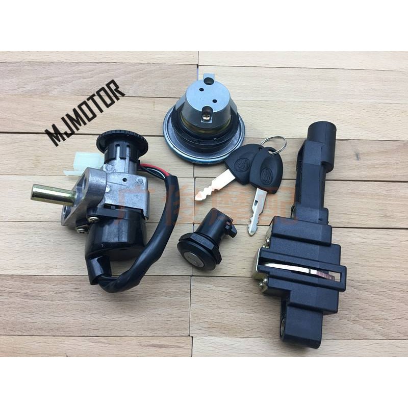 3KJ JOG 50 Lock Ignition Key Switch Set Seat Lock Key kit For Chinese QJ Keeway Scooter for Yamaha M