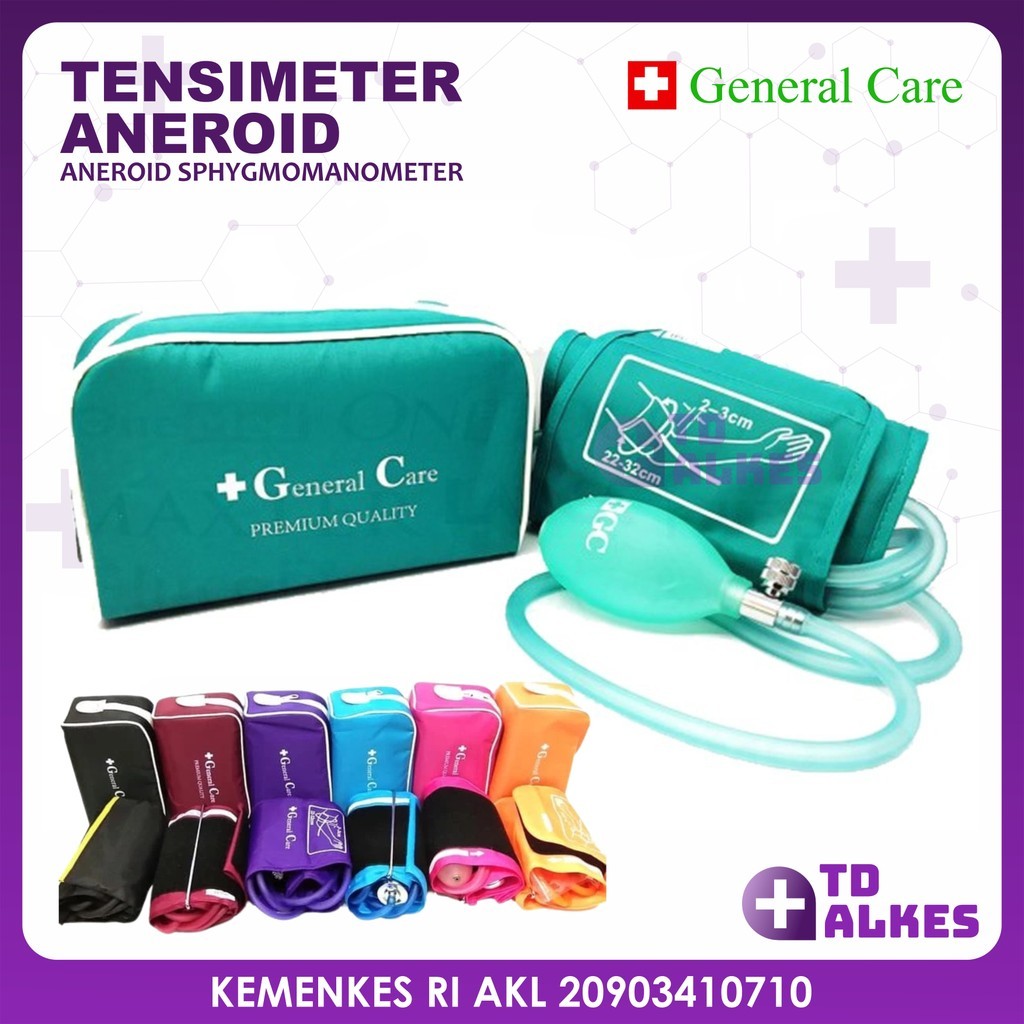 Tensimeter Aneroid Ukur Tekanan Darah General Care Tensi Jarum Manual