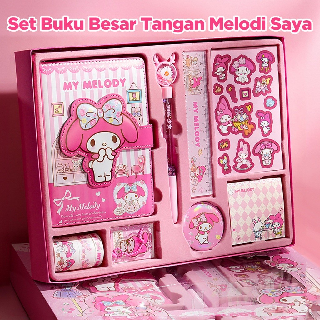 

MaFaBaBe 9 In1 Set Hadiah Buku Harian Gift Set Anak Hadiah Ulang Tahun Set Buku Tulis Catatan Anak