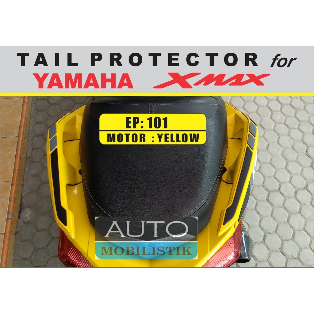 KLIKMAUSHOP TAIL PROTECTOR YAMAHA XMAX 250 OLD & XMAX NEW CONNECTED - PELINDUNG BEHEL BELAKANG XMAX 