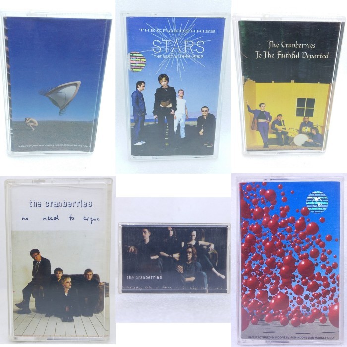 Kaset pita THE CRANBERRIES - the stars the best of 1992-2002 - bury the hatchet - everybody else is 
