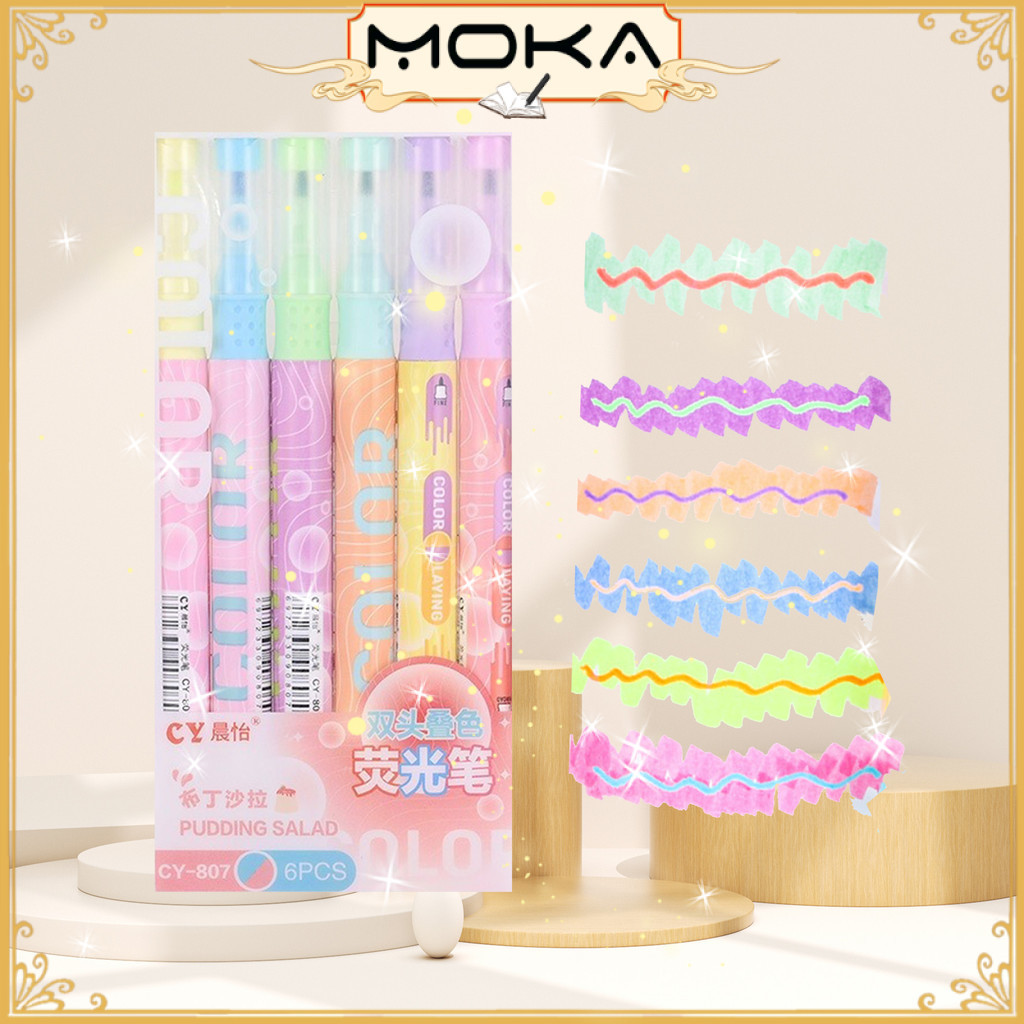 

MOKA STABILO 12 WARNA PIGMENTED DALAM 6 PCS / STABILO DUA TIP MKP56
