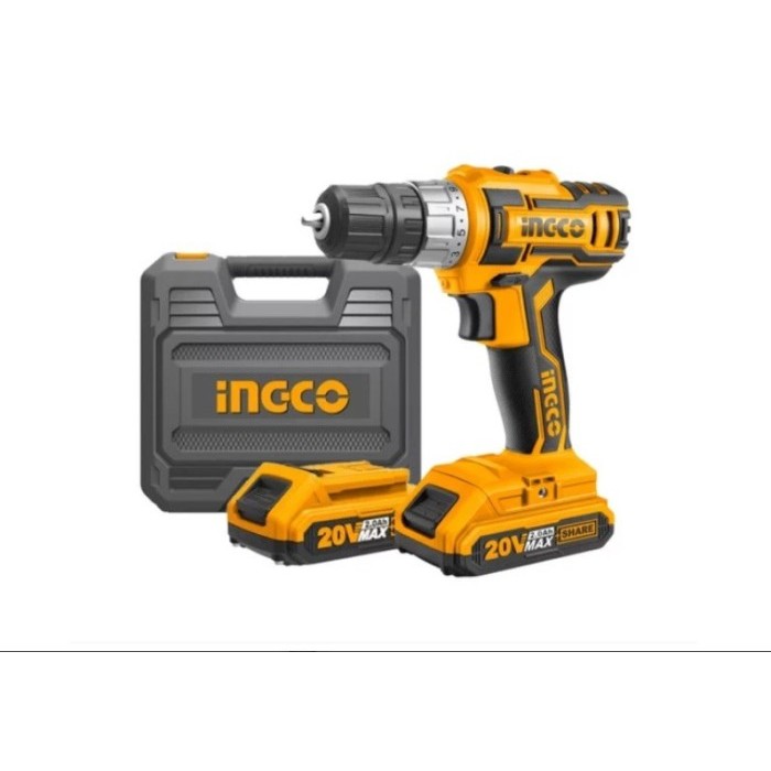INGCO Mesin Bor Cordless 20V Industrial (2B & 1C) CDLI200215
