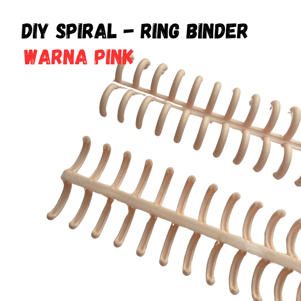 

ring binder DIY spiral / loose leaf binding strip 30 lubang