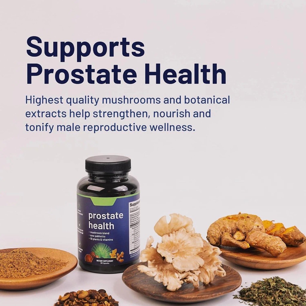 HerbaPro Kapsul Saw Palmetto - 10 Ekstrak Tanaman & Vitamin Prostat Sehat CO777