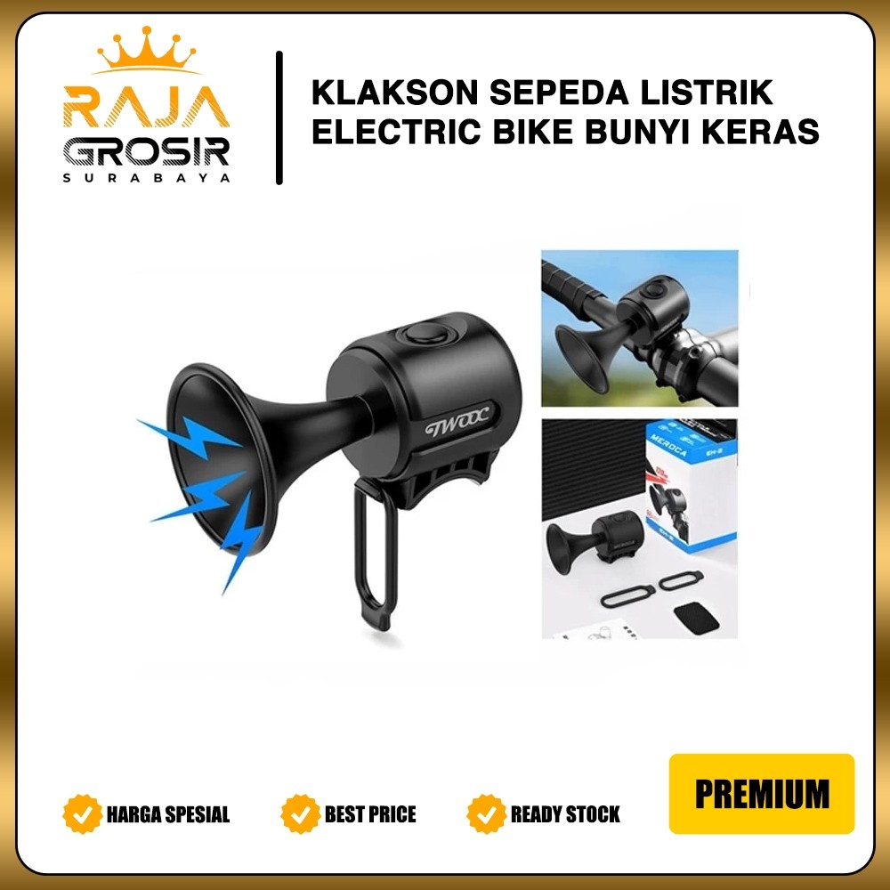 XOJINSHOP Klakson Sepeda Listrik Electric Bike Toa Sepeda Kencang Nyaring Bel RAJA GROSIR SURABAYA